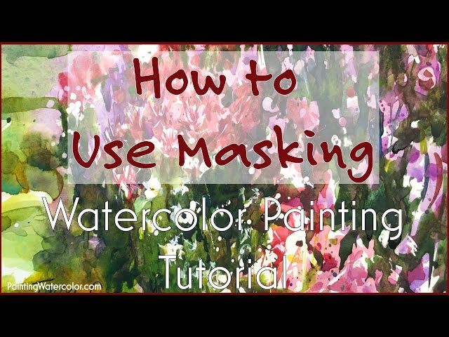 Watercolor Painting, How to Use a Rigger Brush 