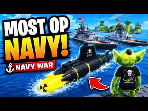 I Built the STRONGEST Navy in Roblox Navy War!