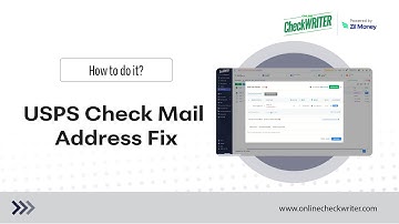 Fix USPS Address Issues When Mailing Checks | OnlineCheckWriter.com - Powered by Zil Money