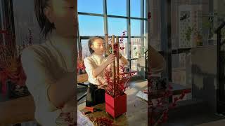 Flower Arrangement for Chinese New Year Flower Arrangement for Chinese New Year