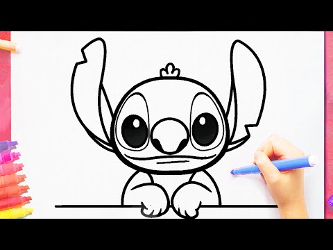 How To Draw Stitch  Lilo And Stitch 