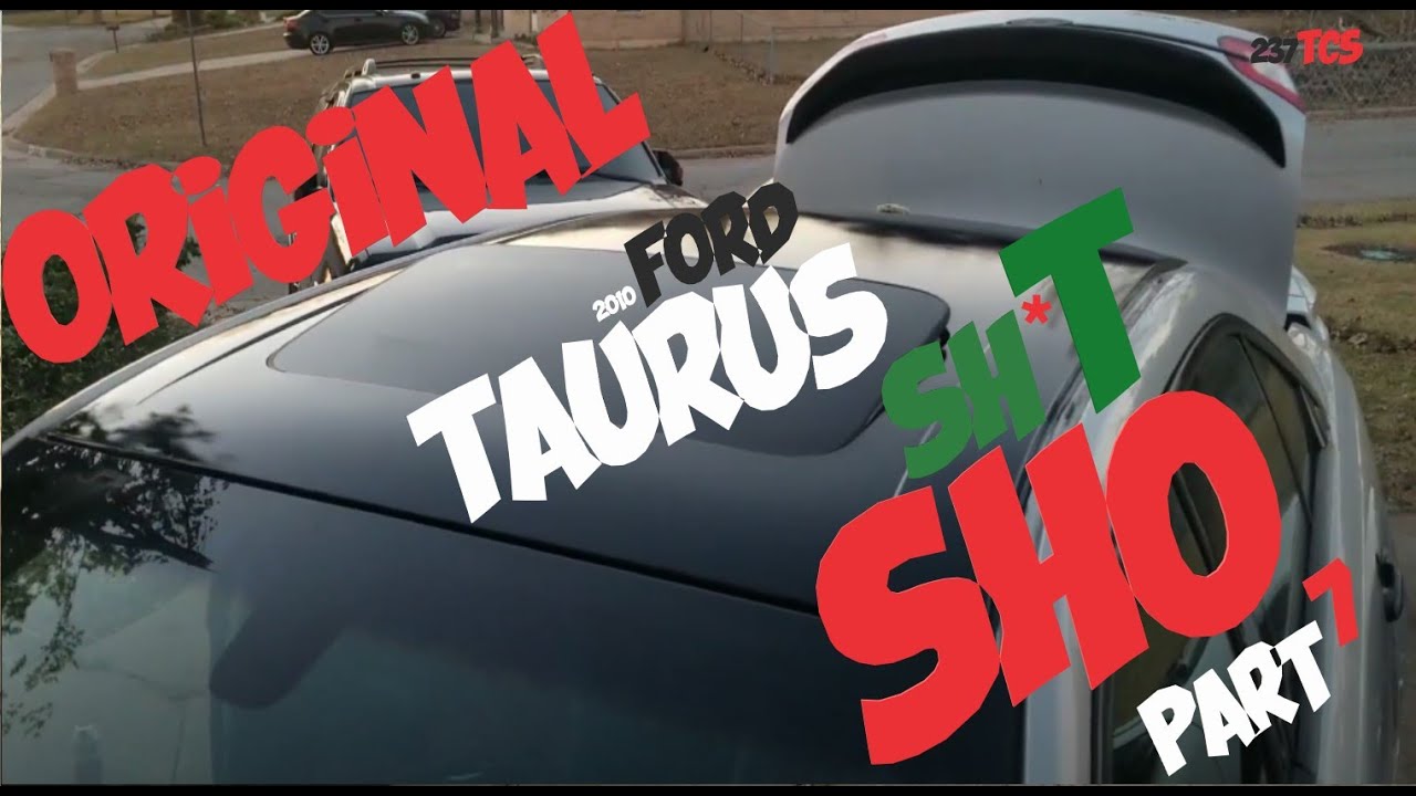 Original Ford Taurus Sh*t SHO Part 7 [Custom Roof, more trim work