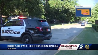 Investigation continues after bodies of 2 toddlers found inside car on Norman road