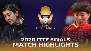 Chen Meng Vs Wang Manyu Bank Of Communications 2020 Ittf Finals Final