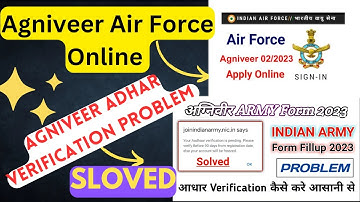 Agniveer Adhar Verification Problem solved.Go To ZRO  problem sloved #sreeobuleswaradefenceacademy