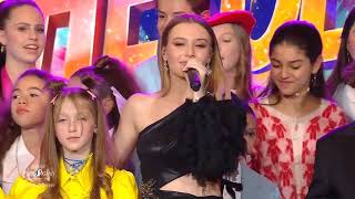 Angélina  lors de la Cérémonie d'Ouverture de l'Eurovision Junior 2023.