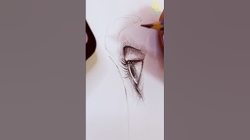 Learn to Draw Realistic Eyes Quickly | NID/NIFT/UCEED Tips ✏️ #shorts