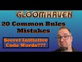 Gloomhaven - 20 Common Rules Mistakes