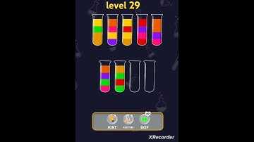 Water sort puzzle Game level 29 #shorts #watersortpuzzle
