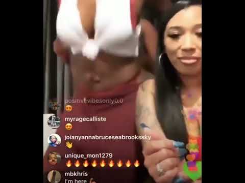 Megan thee stallion twerking live on Instagram