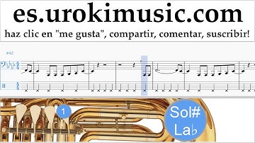 Como Tocar Tuba P!nk - What About Us Tablatura Parte#2 um-i927