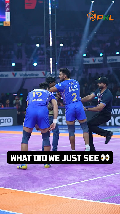 Panga fan invades the mat mid-game to meet Arjun Deshwal in match 58 #pkl12 #prokabaddi #shorts
