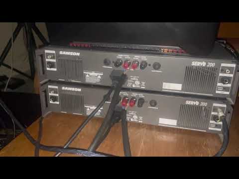 Test 2 X Samson Servo 200 (Power Amplifier)