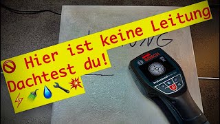 Kabel, Wasser- und Stromleitungen in der Wand finden – einfach & sicher mit dem Bosch D-tect 120!