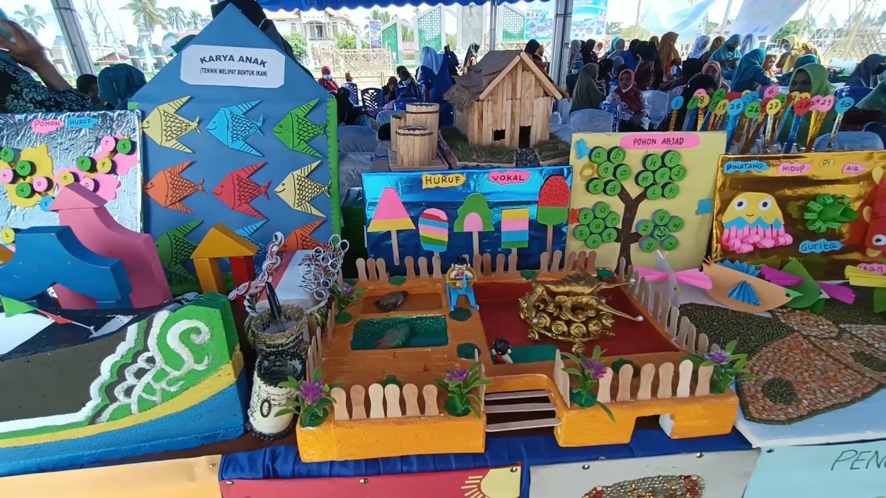 Gebyar Paud Kab. Morowali 2021 Lomba Stand Pameran APE Hasil Karya Guru Paud dn Anak didik
