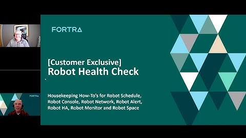 Robot | [Customer Exclusive] Robot Health Check