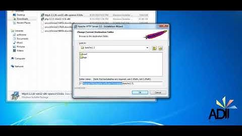 Installation of Apache 2 on Windows 7