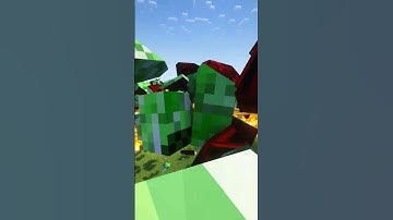 Minecraft: 1000 Creeper Explosion #shorts