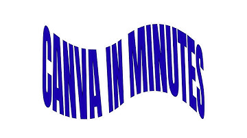 ✨ Canva Curved Text Effect 🎨 | Master Text Warp in Minutes ⏱