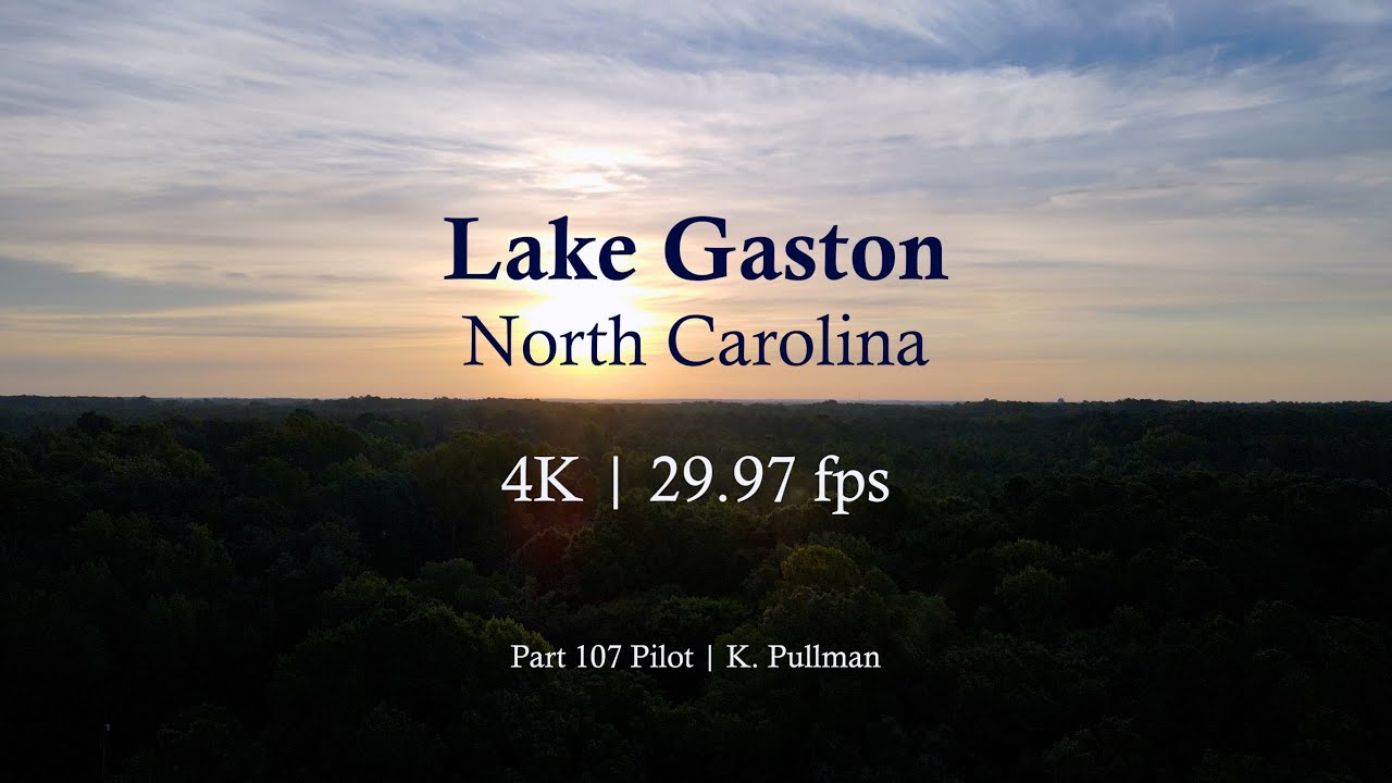 Lake Gaston, North Carolina 4K Footage YouTube