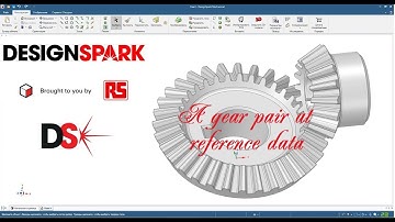 DesignSpark Mechanical: 3D Work - Bevel gear | 3д работа - Коническая зубчатая передача ...