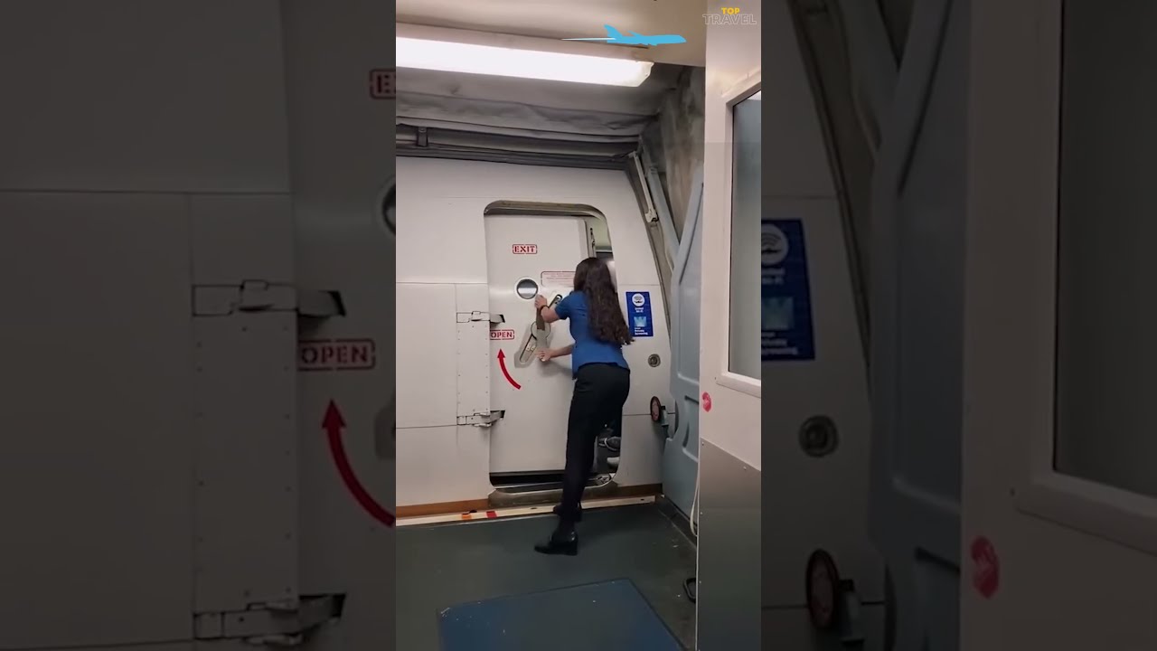 Secret To Opening And Closing Airplane Door 