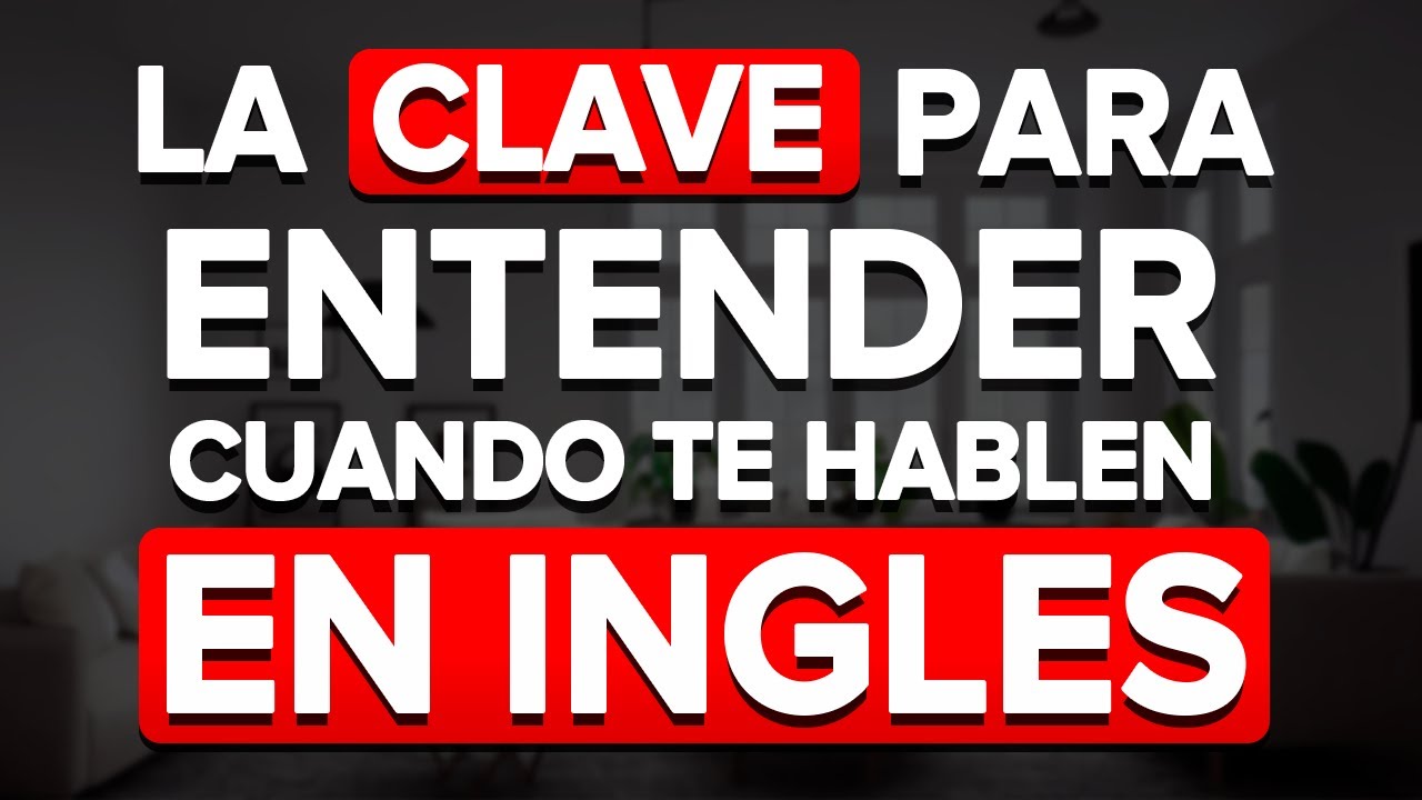 🧠 EL TRUCO PARA ENTENDER CUANDO TE HABLAN RAPIDO EN INGLES ✅| COMO HABLAR INGLES CON FLUIDEZ ✨