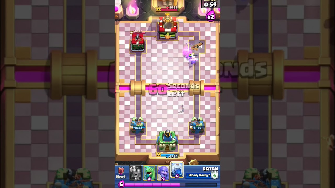 Clash royale attack gameplay II 