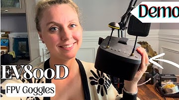 DEMO & Review of EV800D FPV Goggles