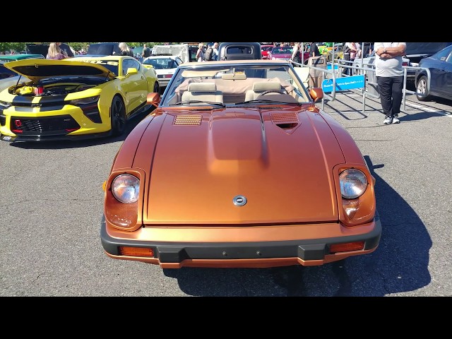 1982 ORANGE MIST METALLIC NISSAN DATSUN 280ZX CONVERTIBLE - YouTube