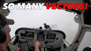 Full Stressful IFR Approach In Heavy Traffic News