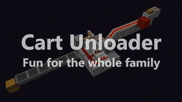 [Minecraft] End-of-line minecart unloader