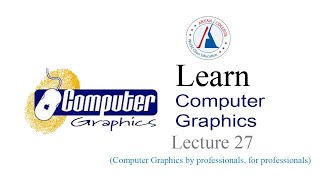 Computer Graphics Lecture 27 (Midpoint Circle algorithm program)