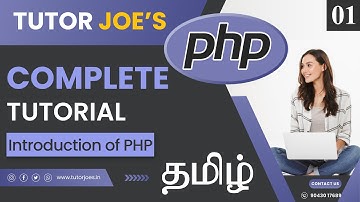Introduction of PHP | PHP Complete Tutorial in Tamil | Part-1 | Tutor Joe