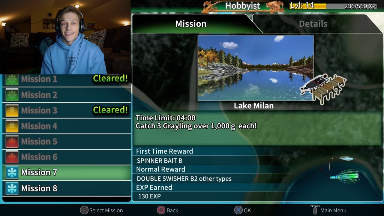 Lake Milan Winter Missions || Legendary Fishing PS4