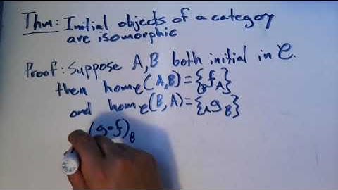 Special Types of Objects in a Category