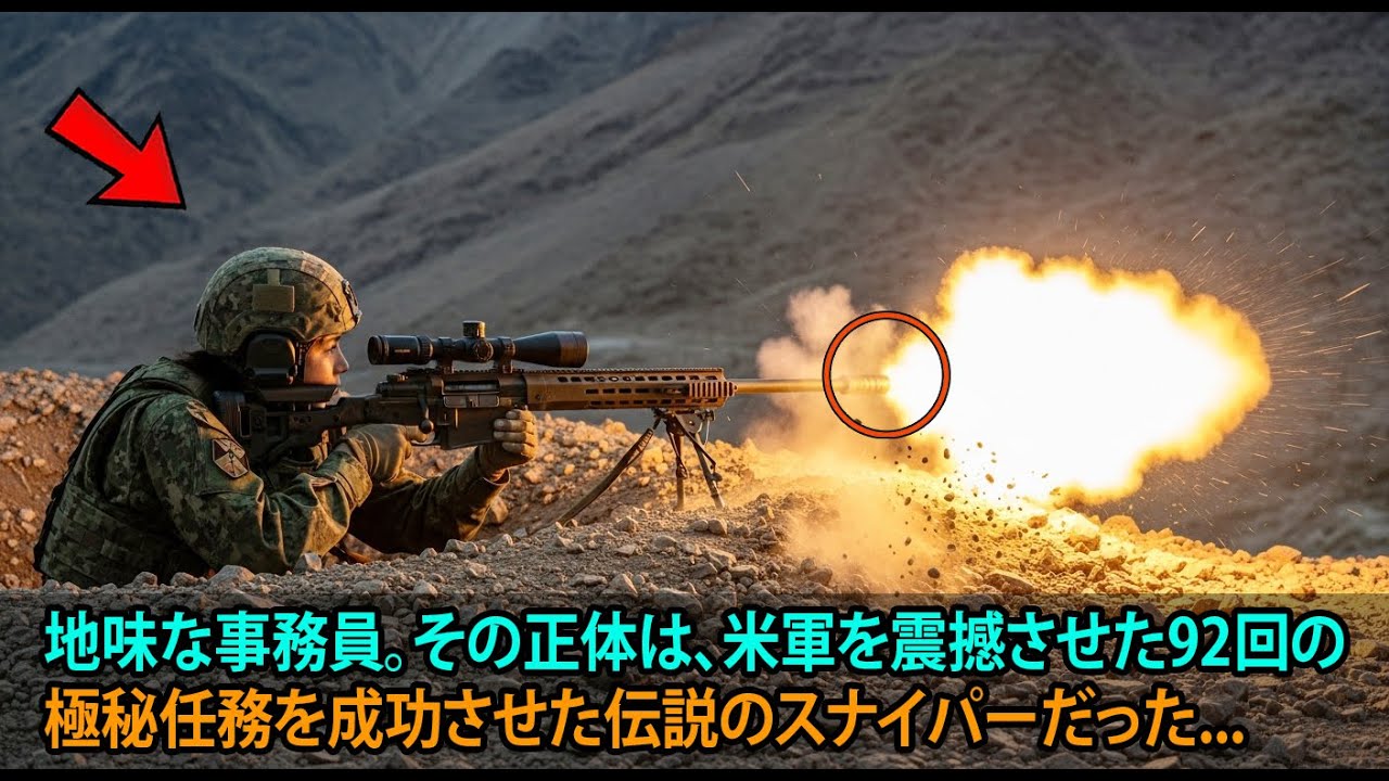 地味な事務員。その正体は、米軍を震撼させた92回の極秘任務を成功させた伝説のスナイパーだった...