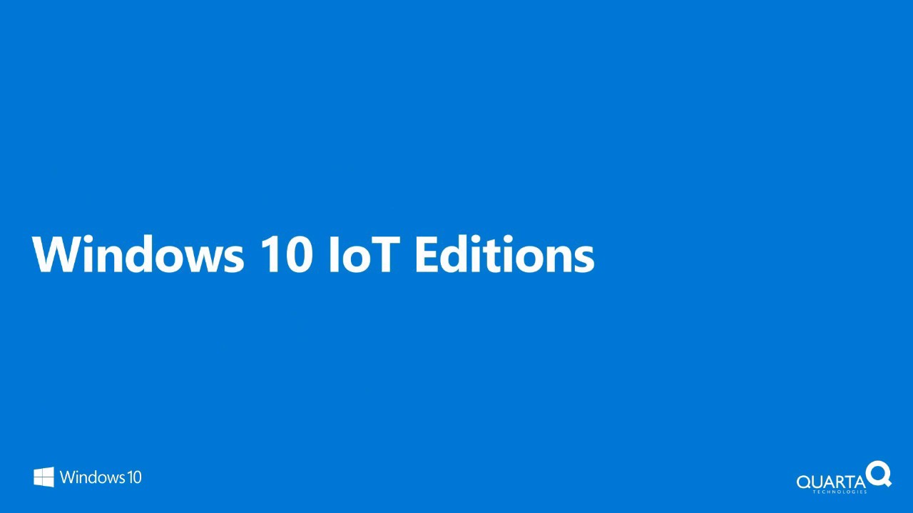 Вебинар «Windows 10 IoT: Ответы на вопросы»