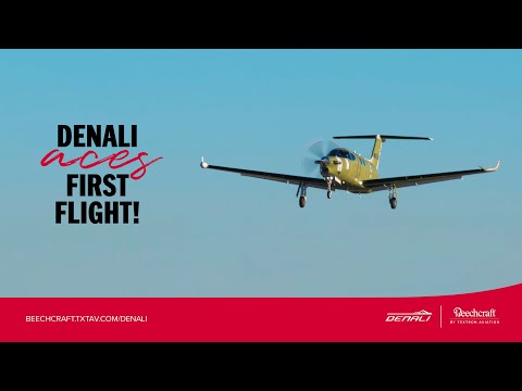 Beechcraft Denali Aces First Flight