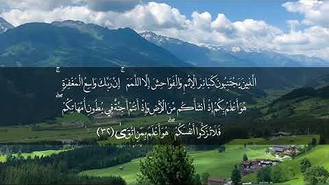 (وَلِلَّهِ مَا فِي السَّمَاوَاتِ وَمَا فِي الْأَرْضِ ..) سورة النجم