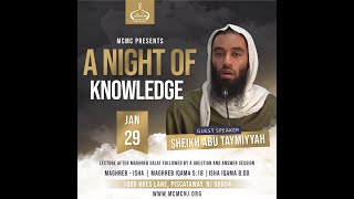 A Night Of Knowledge - Sh Abu Taymiyyah