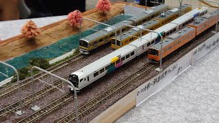 鉄道模型　夏バージョン JR 489系特急電車 (金沢運転所・H03編成・白山) 増結セット