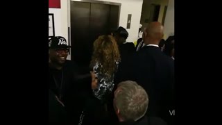 Beyoncé & Jay-Z Playing With A Ball