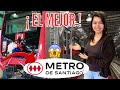 METRO de Santiago de Chile - EL MAS MODERNO de LATINOAMERICA 😱 #1 ✅