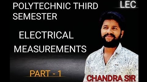 LECTURE - 1 Introduction to Measurement by Chandra sir #Lec