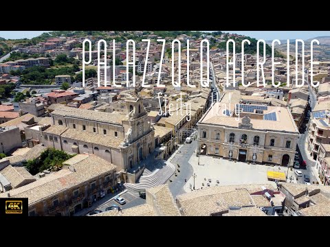 🇮🇹4K drone video of Palazzolo Acreide, Sicily, Italy.