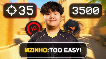 MZINHO DROPS 35 KILLS IN 3500 ELO FACEIT MATCH!