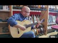 Testing hanika flamenco guitar