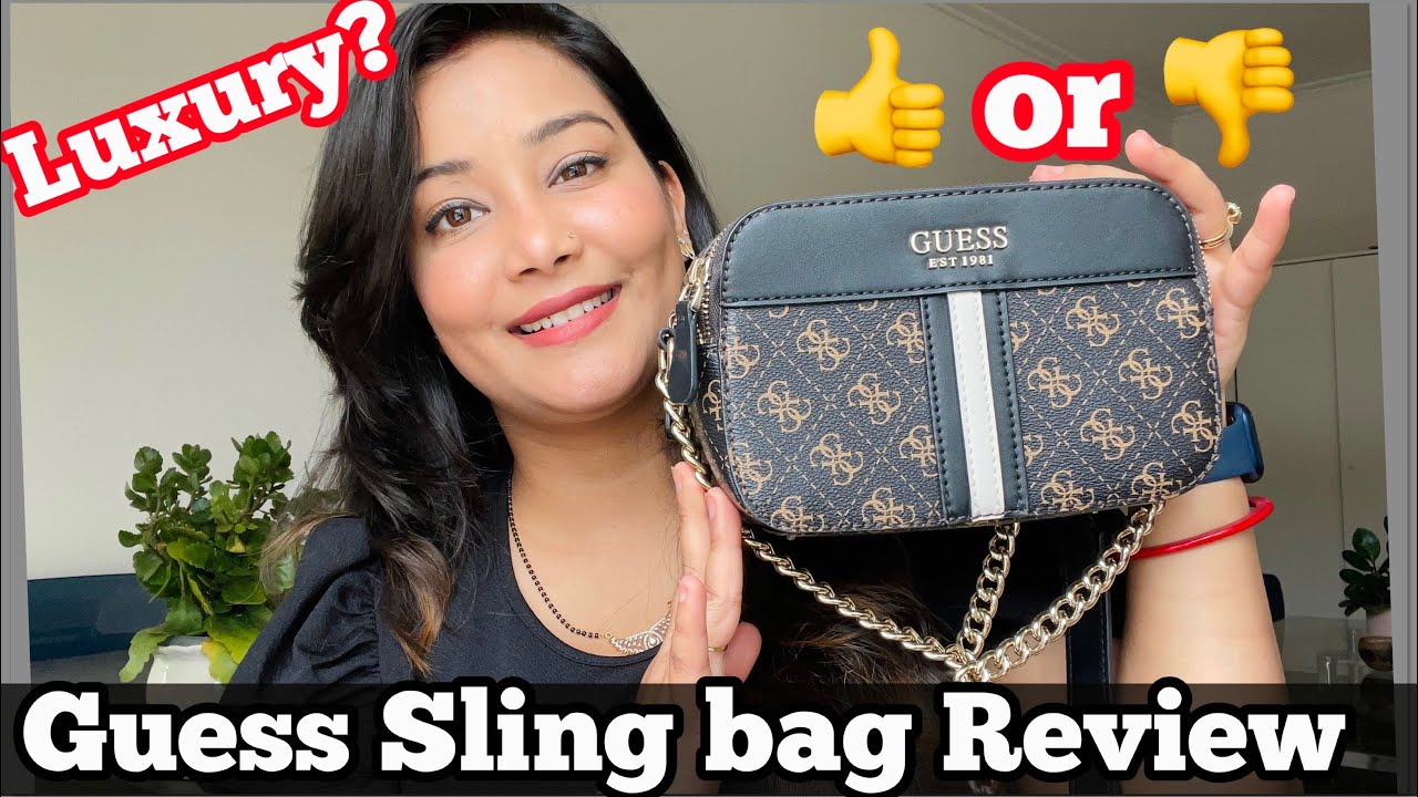 Repaste mørke fængelsflugt My Honest Review - Guess Sling Bag | Luxury Bag Review | Worth it or not ?  - YouTube
