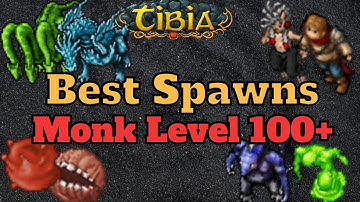 Where to hunt a Level 100 Monk  [Tibia Solo Monk]